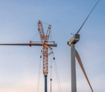 Construstion of wind turbine. Construstion of wind turbine.